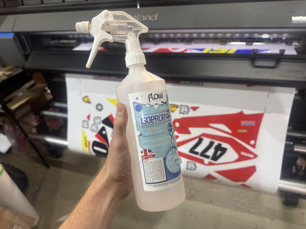 Sticker Garage Contact Cleaner - Motocross Graphics,Sticker Garage UK,Sticker Garage - Installation Guide
